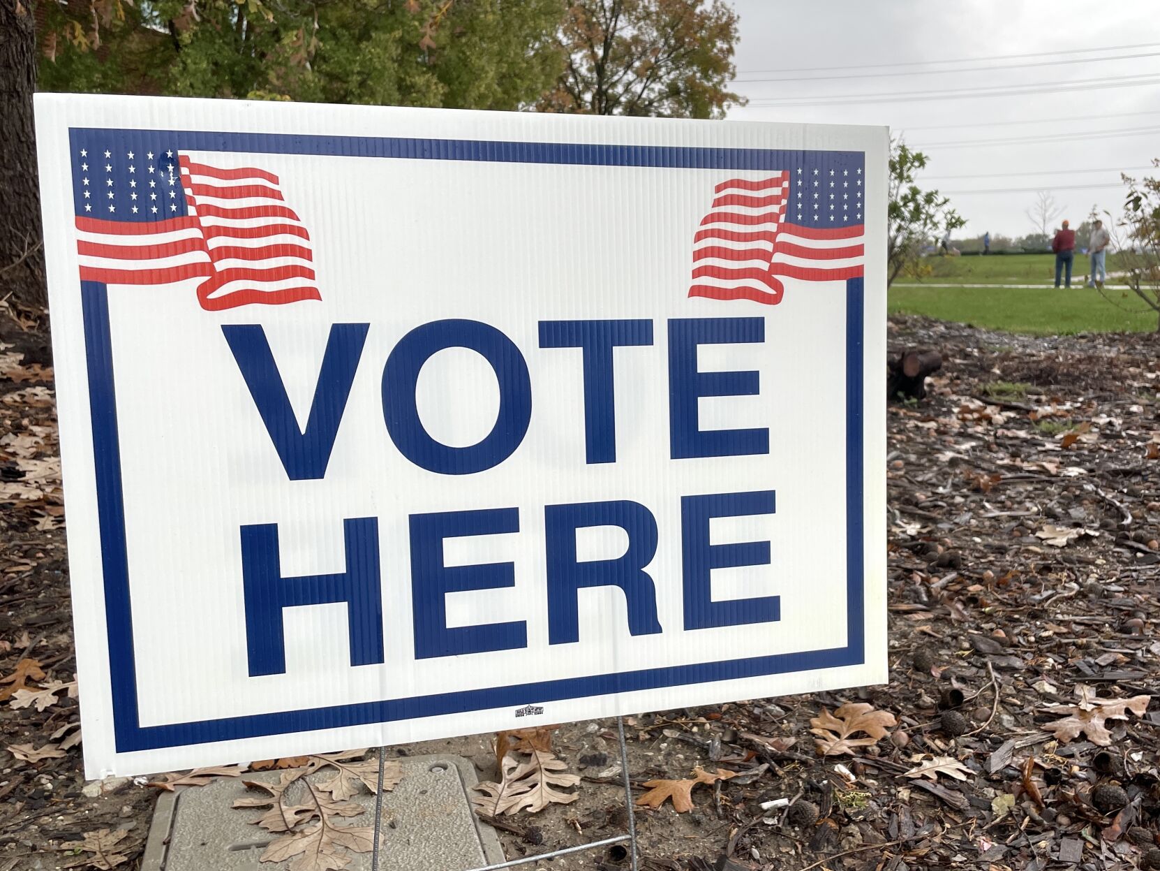 Vote Here Sign